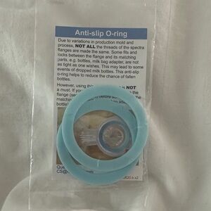 Light Blue Anti-Slip Silicone O-Ring Set for Kids Accessories